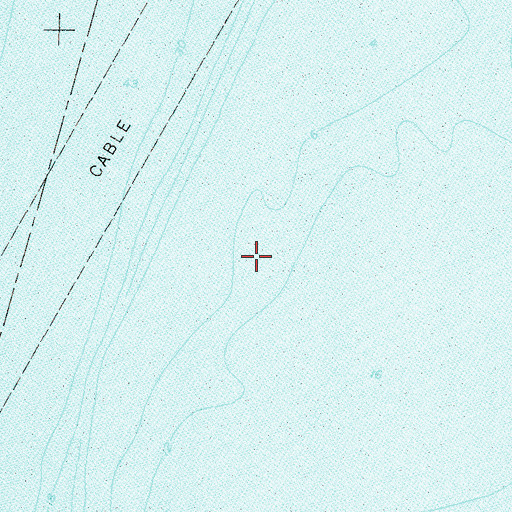 Topographic Map of Dixey Bar, AL