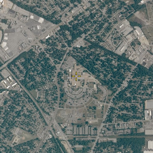 Aerial/Satellite Image of Hunter Holmes McGuire Veterans Affairs Medical Center Richmond, VA