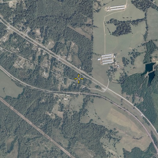 Aerial/Satellite Image of Hendersonville School (historical), VA