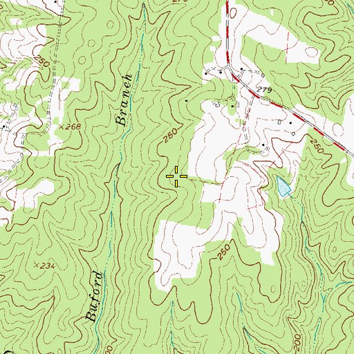 Topographic Map of Drumgooles Store (historical), VA