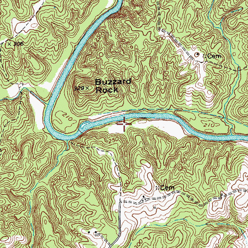 Topographic Map of Rivanna Mills (historical), VA
