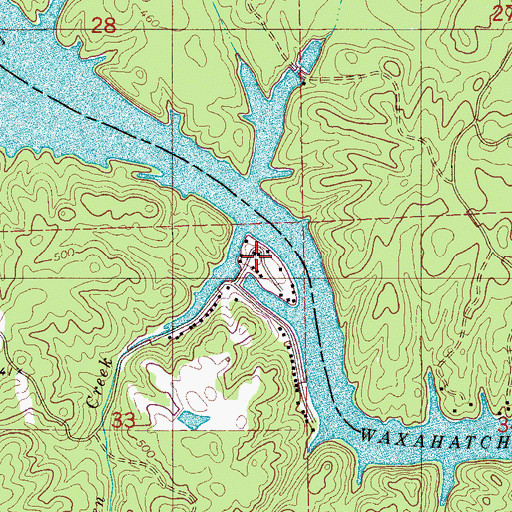 Topographic Map of Leighs Camp, AL