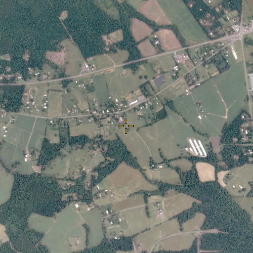 Aerial/Satellite Image of Unionville Cemetery, VA
