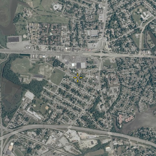 Aerial/Satellite Image of Carver Court, VA
