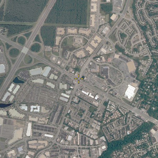 Aerial/Satellite Image of Chantilly, VA