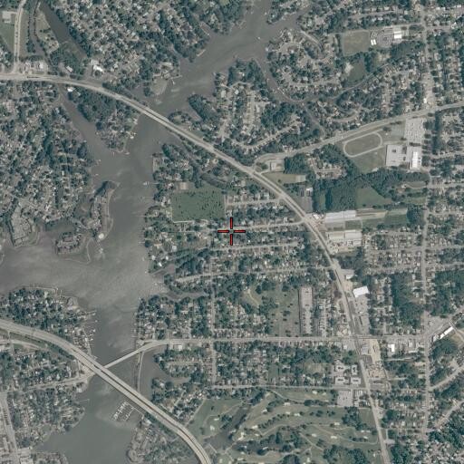 Aerial/Satellite Image of East Hampton, VA