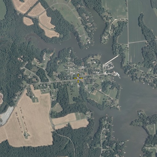 Aerial/Satellite Image of Kinsale, VA