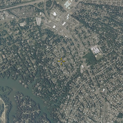 Aerial/Satellite Image of Lakeview Shores, VA