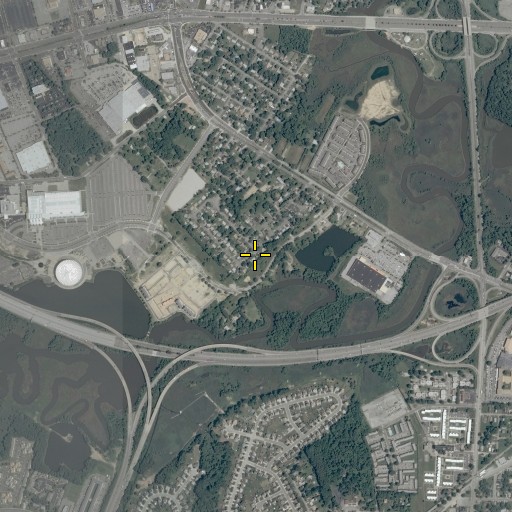 Aerial/Satellite Image of Pine Chapel Village, VA