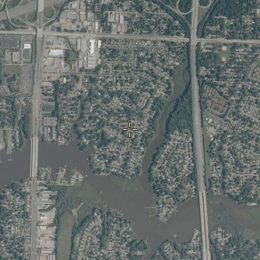 Aerial/Satellite Image of River Forest Shores, VA