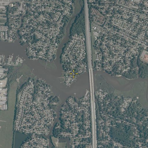 Aerial/Satellite Image of New Town (historical), VA