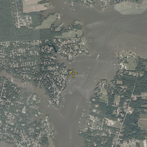 Aerial/Satellite Image of Hunters Creek, VA