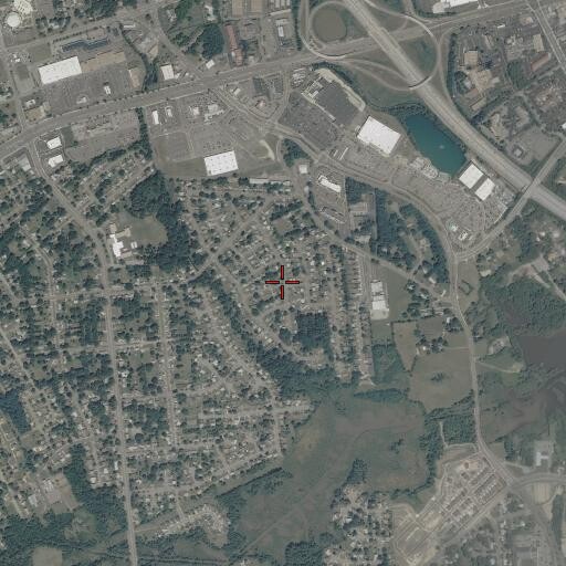 Aerial/Satellite Image of Aberdeen Gardens, VA