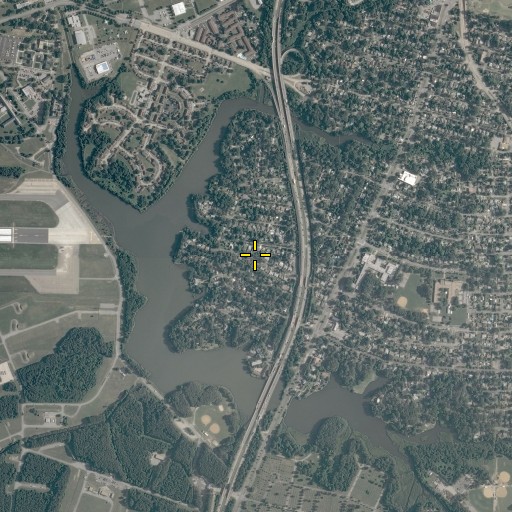 Aerial/Satellite Image of Commodore Park, VA