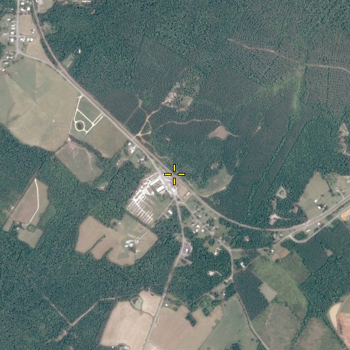 Aerial/Satellite Image of Pendleton, VA