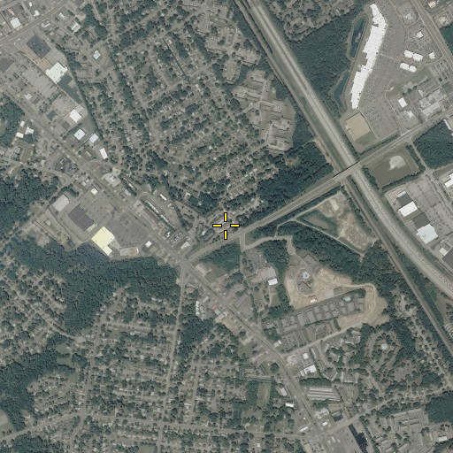 Aerial/Satellite Image of Warwick Lawns, VA