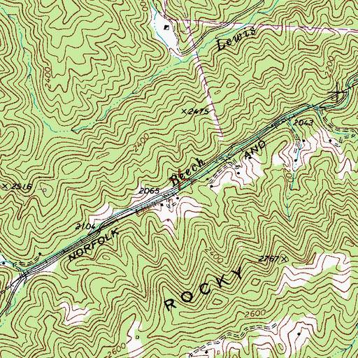 Beech Fork School (historical), VA