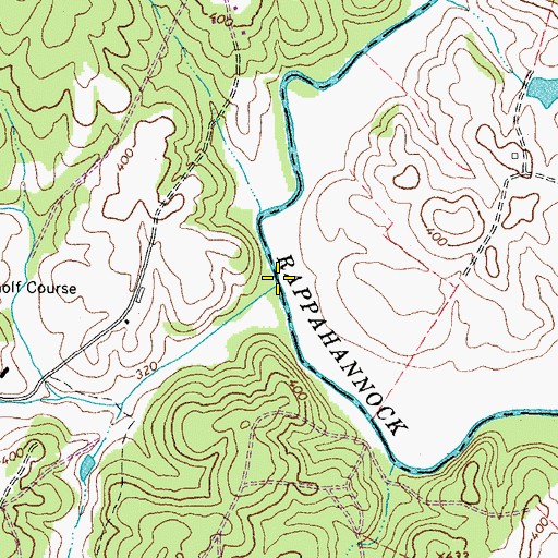 Topographic Map of Negro Run, VA