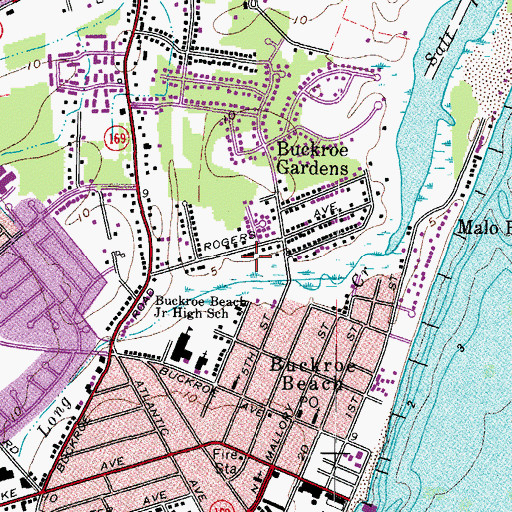 Topographic Map of City of Hampton, VA