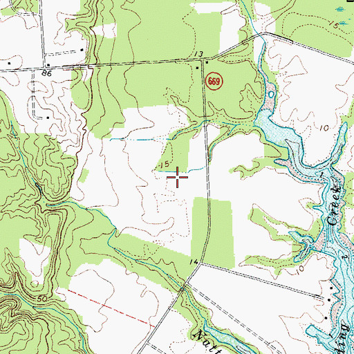 Topographic Map of Apple Grove Airport (historical), VA