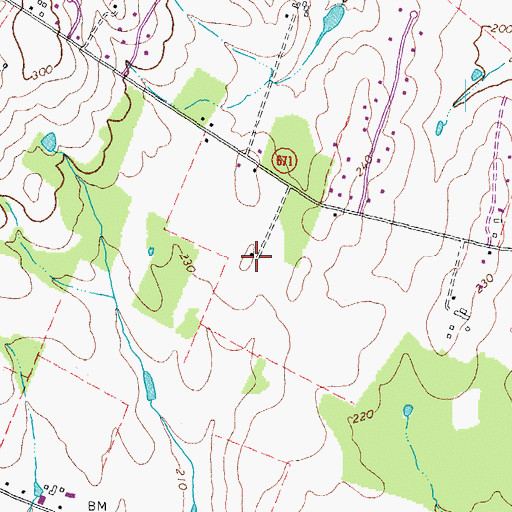 Topographic Map of Valley View Airport (historical), VA