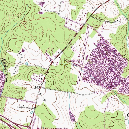 Topographic Map of Coffman Field, VA