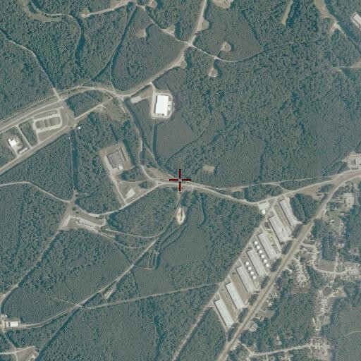 Aerial/Satellite Image of Blacksmith Corner, VA