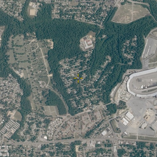 Aerial/Satellite Image of Cloverland, VA