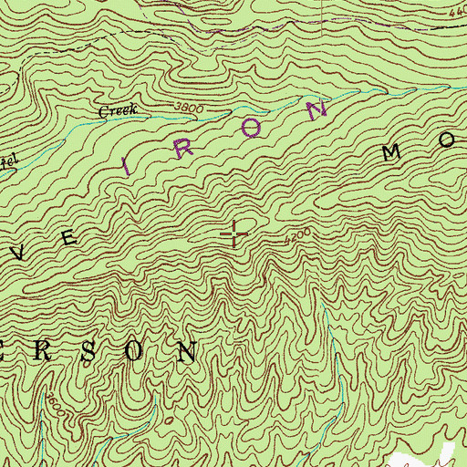 Topographic Map of Grave Mountain, VA