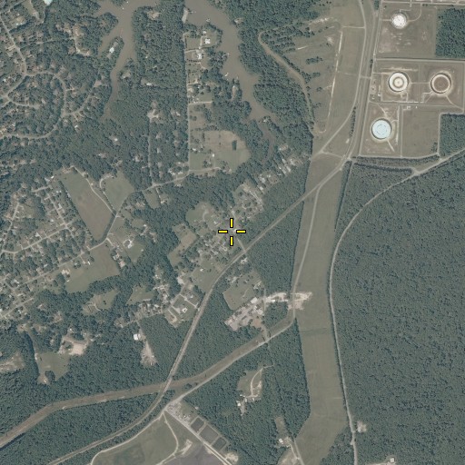 Aerial/Satellite Image of Hornsbyville, VA