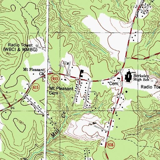 Topographic Map of Indigo Terrace, VA