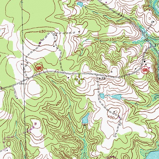 Topographic Map of Bluestone School (historical), VA