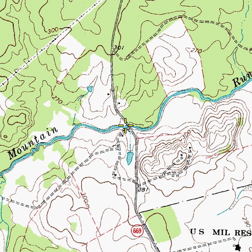 Topographic Map of Carrico, VA