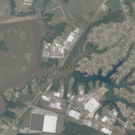 Aerial/Satellite Image of Brights Dam, VA