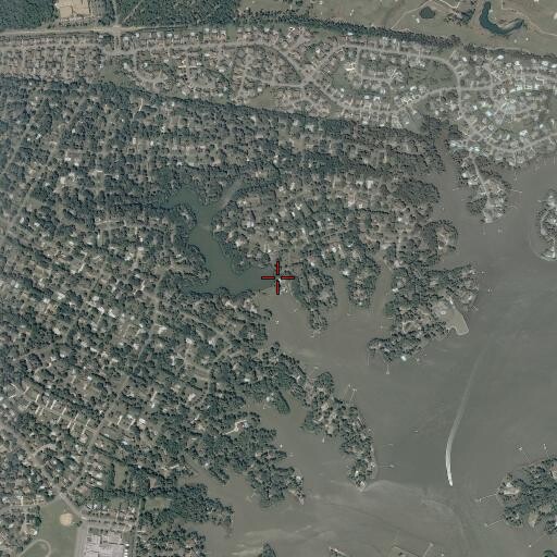 Aerial/Satellite Image of Thoroughgood Dam, VA