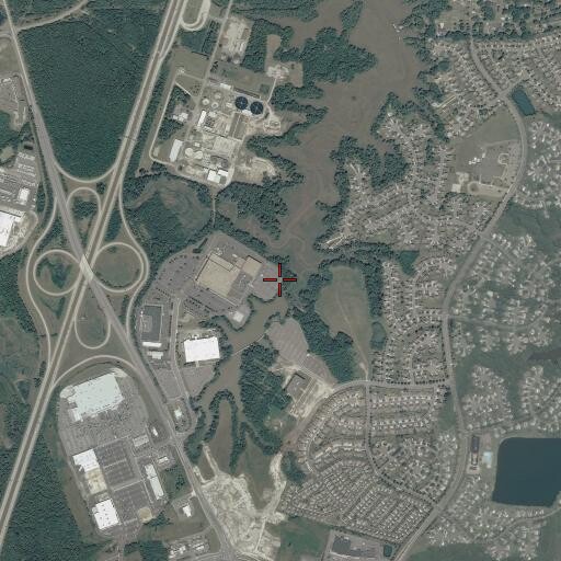 Aerial/Satellite Image of Mathews Lake, VA