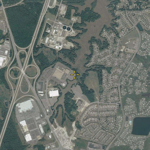 Aerial/Satellite Image of Mathews Dam, VA