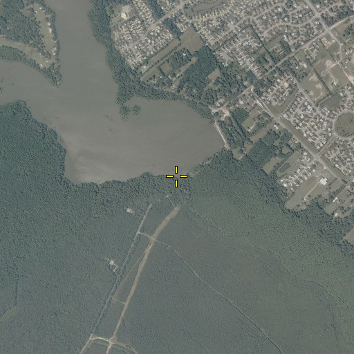Aerial/Satellite Image of Stumpy Lake Dam, VA