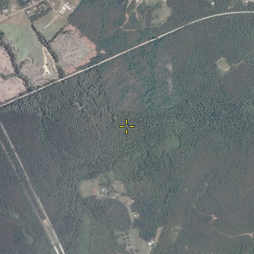 Aerial/Satellite Image of WLCX-FM (Farmville), VA