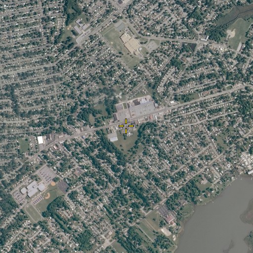 Aerial/Satellite Image of WNVZ-FM (Norfolk), VA