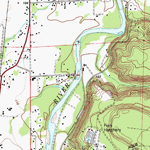 Topographic Map of Canyonfalls Creek, WA