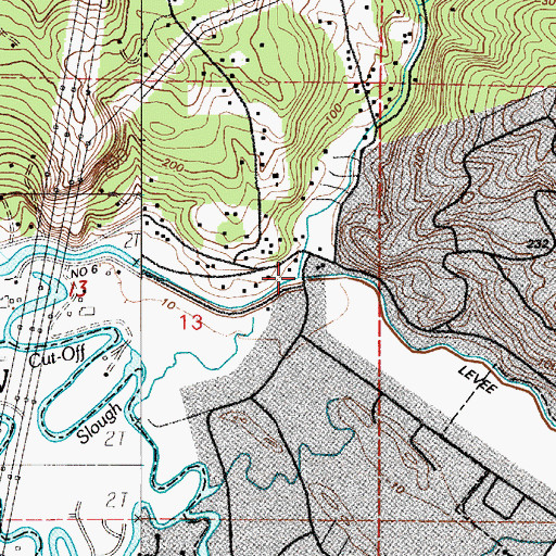 Topographic Map of Clark Creek, WA