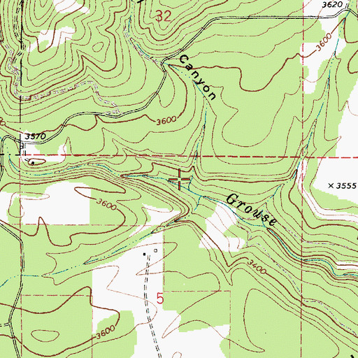 Topographic Map of Go Devil Canyon, WA