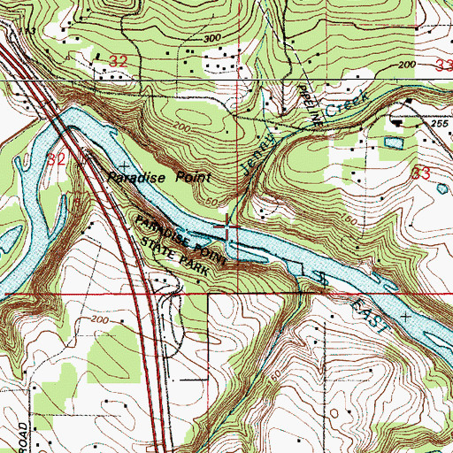 Topographic Map of Jenny Creek, WA