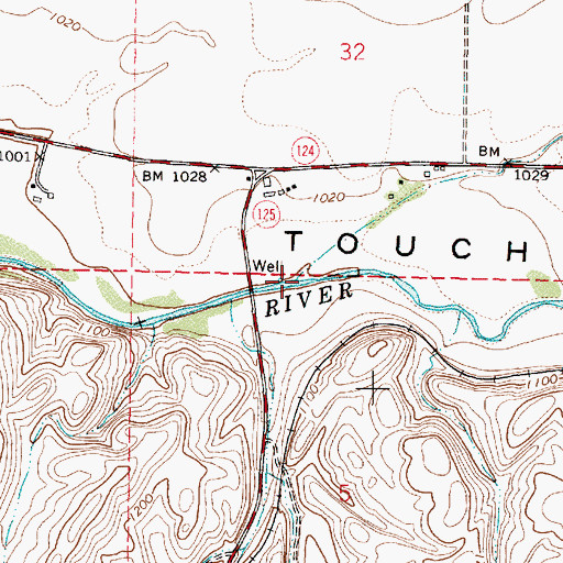 Topographic Map of McKay Creek, WA