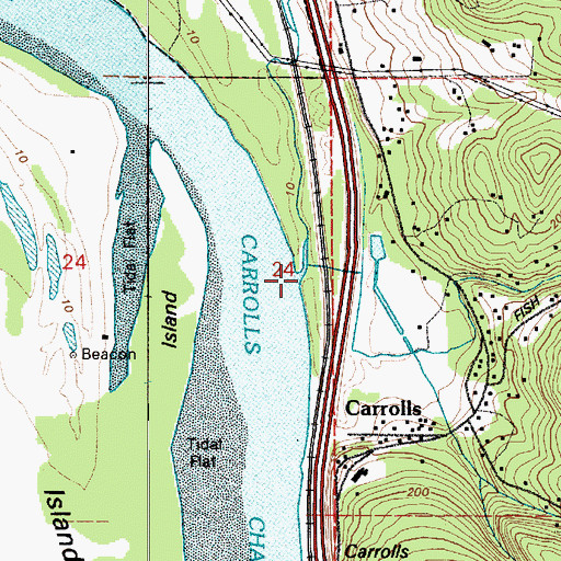 Topographic Map of Owl Creek, WA
