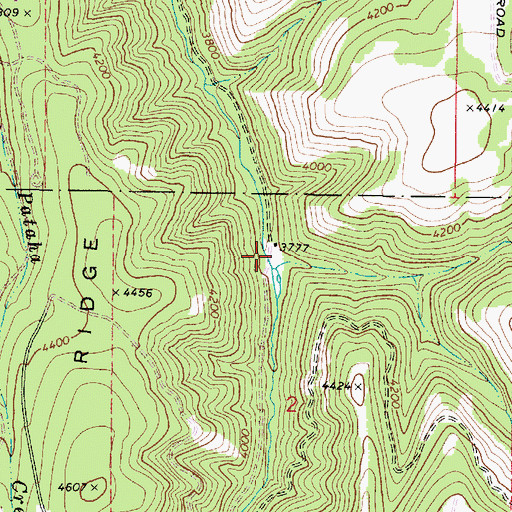 Topographic Map of Pataha Campground, WA