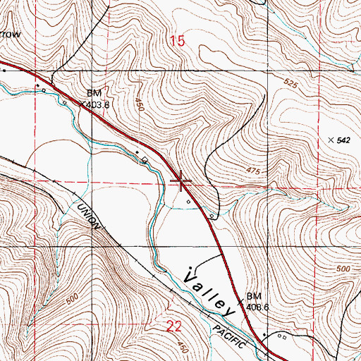 Topographic Map of Pataha Valley Grange, WA