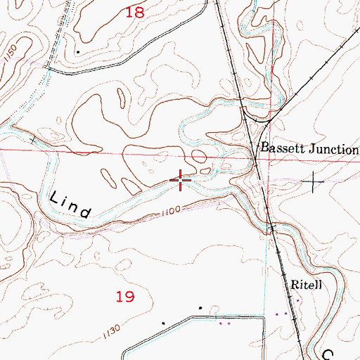 Topographic Map of Weber Coulee, WA