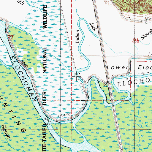 Topographic Map of Lower Elochoman Valley, WA